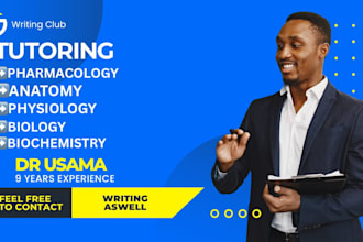teach pharmacology, physiology, biology, anatomy, biochemistry
