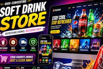 soft drink shopify store beverages store energy drink juice soft drink website