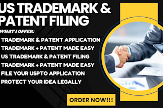register your trademark and patent in the USA