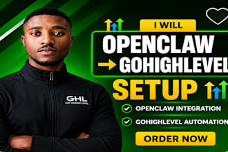 connect openclaw to gohighlevel, open claw setup whatsapp