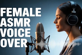 be your pro female nsfw  audio erotic voiceover 4ur asmr soft tone,sexy voice