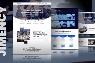 design digital marketing agency website, smma agency website, and smma website