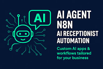 build n8n ai agents, ai mobile apps, websites, and ai receptionist solutions