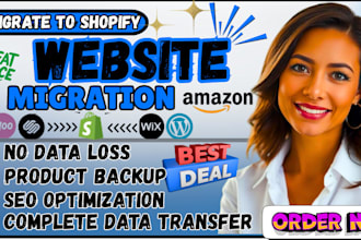 migrate woocommerce to shopify, wix to shopify, wordpress to shopify migration