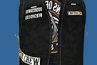 fivem kuttes custom fivem clothing kuttes mc mc vest biker clothing kuttes