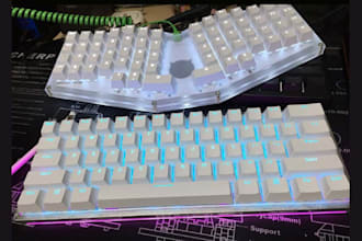 design a mechanical keyboard pcb and write firmware