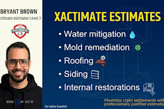 do any xactimate estimate for you