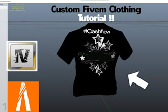 create custom fivem mc kuttes, biker vests, and rp outfits