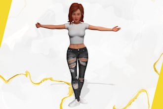 do stylized 3d fortnite character, 3d game character,