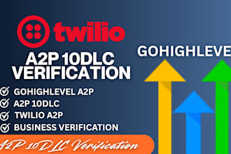 do a2p 10dlc registration on gohighlevel, twilio, a2p campaign