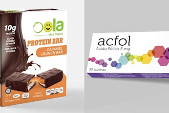 design modern packaging pouch wrapper design