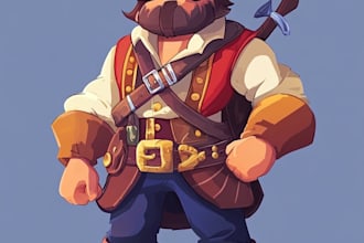 do 2d game character design