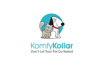design unique new pet collar company logo