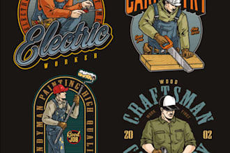 design a strong and professional tradesman logo for your business
