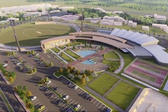 do 3d sport complex, basketball court, sport facilities, gym house, gaming arena