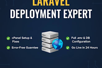 professionally deploy and configure your laravel application on cpanel