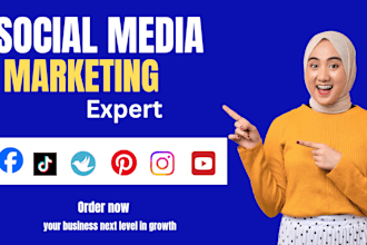 be your social madia marketing manager and content creator