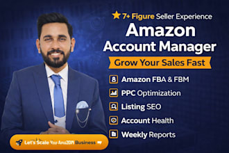 be your expert amazon account manager