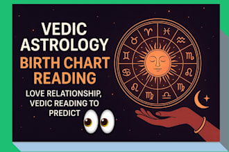 astrology birth chart reading, love relationship, vedic reading to predict