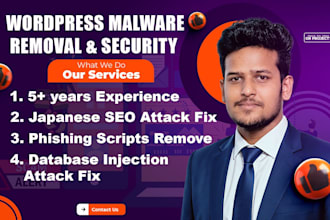 do wordpress malware removal and fix hack with security