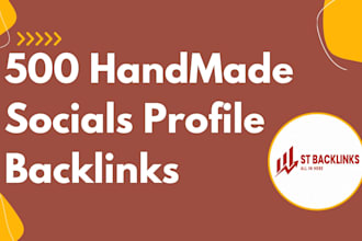 create 500 profile backlinks with index