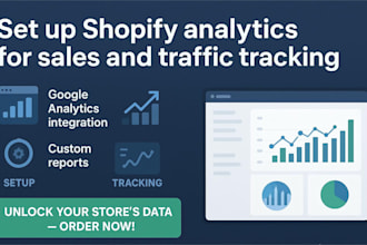 set up shopify analytics and reporting