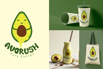 design a minimalist restaurant, cafe, bakery, and food business logo