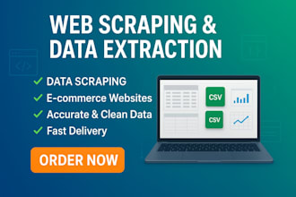 web scraping data mining and data extraction for any website