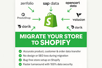 migrate weblium sap opencart data volusion prestashop zenfolio dorik to shopify
