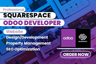 redesign squarespace odoo website design, squarespace odoo erp website developer