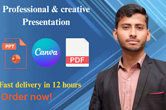 create presentations in powerpoint, canva, or google slides