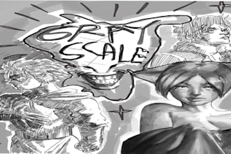 create a sketch illustration of your choice