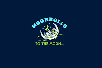 design design hippest astronaut smoking cannabis logo