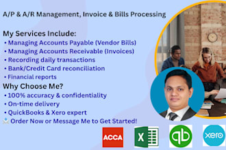 do accounts payable receivable bookkeeping in quickbooks or xero accurately
