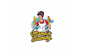 design mama cleaning fun logo