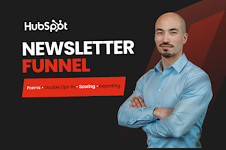 build hubspot newsletter funnel