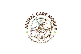 design mobile veterinary service logo
