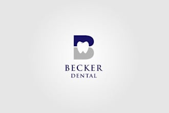 design unique modern dentist logo