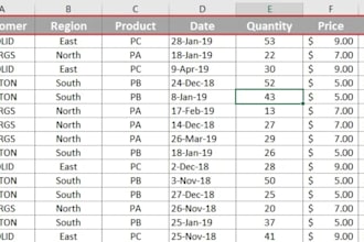 do accurate data entry, excel cleanup, and word formatting