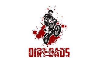 design pictorial classic dirt dads logo