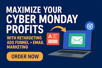 create a retargeting ads funnel for your cyber monday campaign email marketing