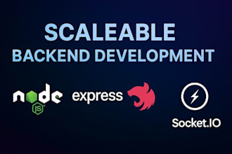 build scalable nodejs backend using express nestjs and socketio