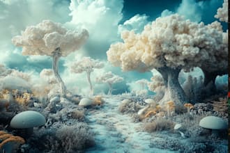 fantasy landscape art concept lost civilizations