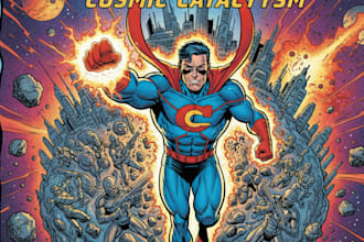 draw a cartoon cover for a book