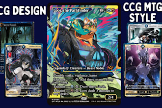 design custom tcg ccg pokemon mtg yugioh and one piece playtest card game design
