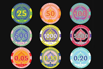 make professional poker chip or poker logo for your brand