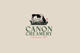 design mother daughter dairy cheese beef brand logo