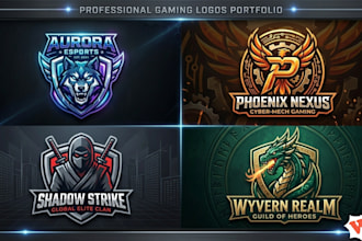 design a pro gaming logo for your channel