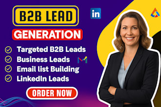find targeted b2b lead generation email list building and business sale leads