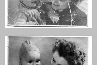 restore your old family photos